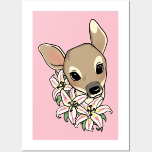 Deer Lily Posters and Art